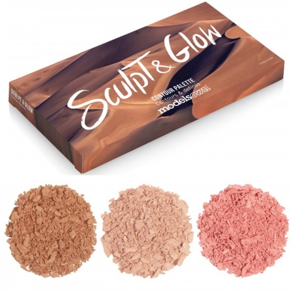 MODELS OWN Sculpt & Glow Contour Highlighter Palette NIB 02 Light to Medium - Picture 2 of 9